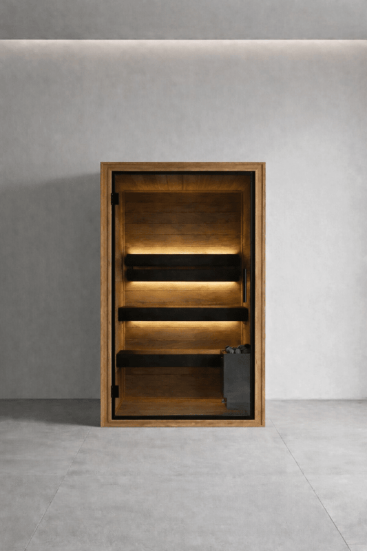 Indoor Sauna Thermo Black 110 - Saunamo