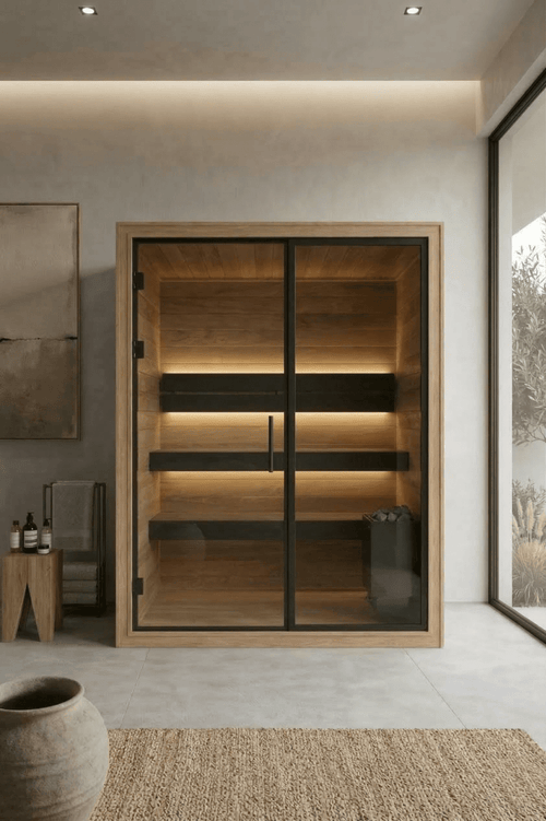 Indoor Sauna Thermo Black 150 - Saunamo