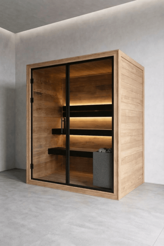Indoor Sauna Thermo Black 150 - Saunamo