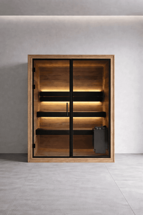 Indoor Sauna Thermo Black 150 - Saunamo