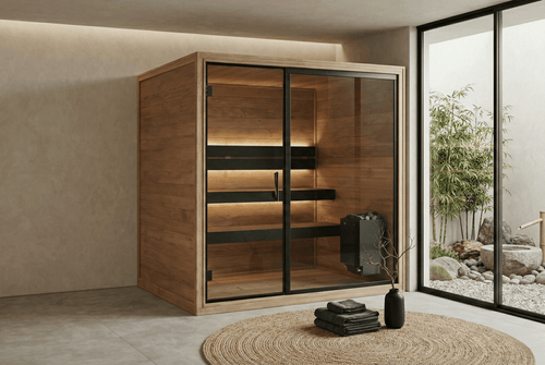 Indoor Sauna Thermo Black 220 - Saunamo