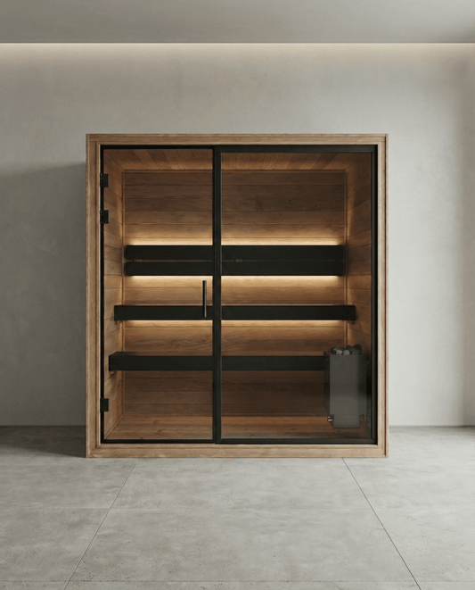 Indoor Sauna Thermo Black 220 - Saunamo