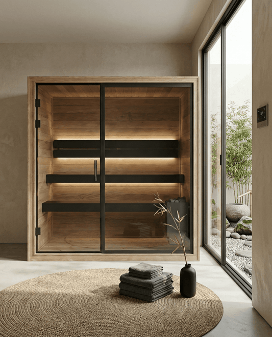 Indoor Sauna Thermo Black 220 - Saunamo