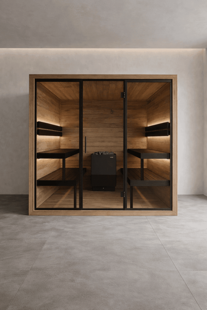Indoor Sauna Thermo Black 220 Plus