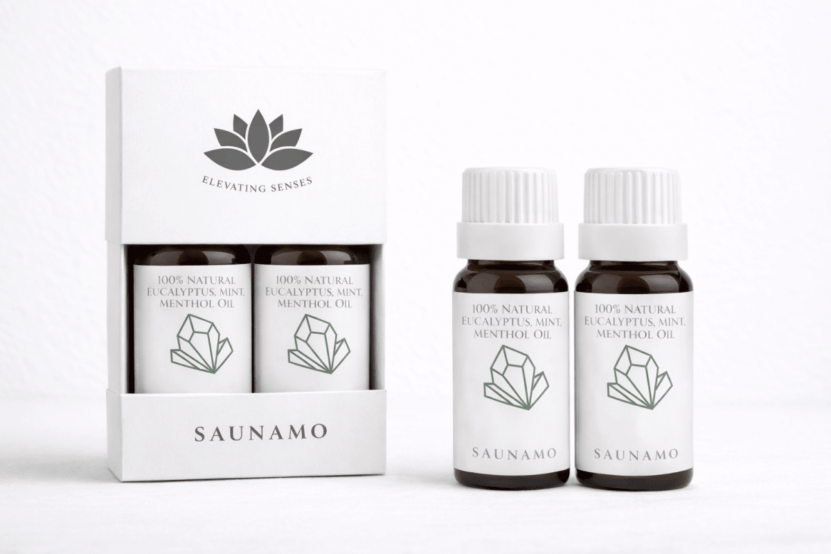 Natural Eucalyptus, Mint & Menthol Oil 20ml - Saunamo