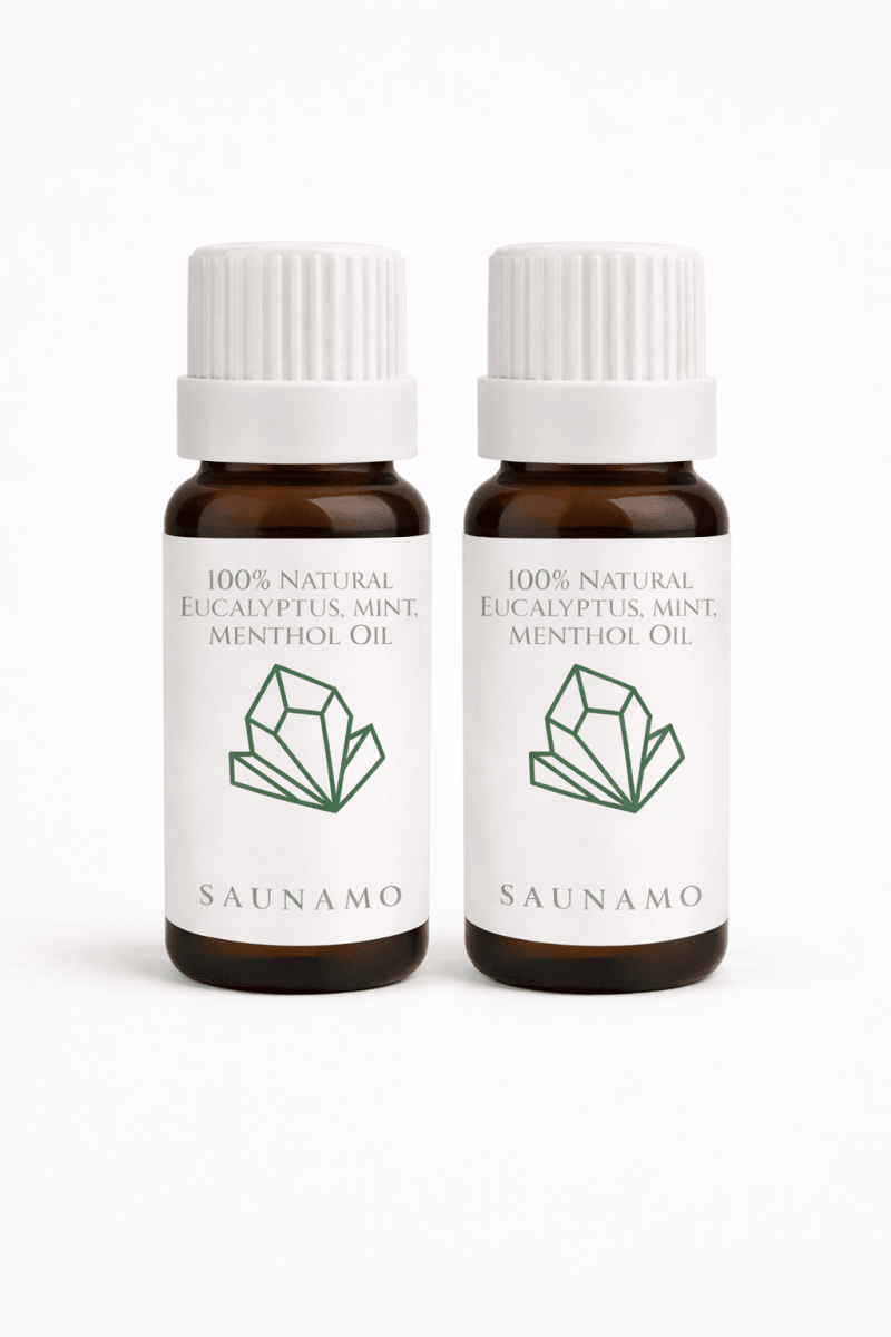 Natural Eucalyptus, Mint & Menthol Oil 20ml - Saunamo