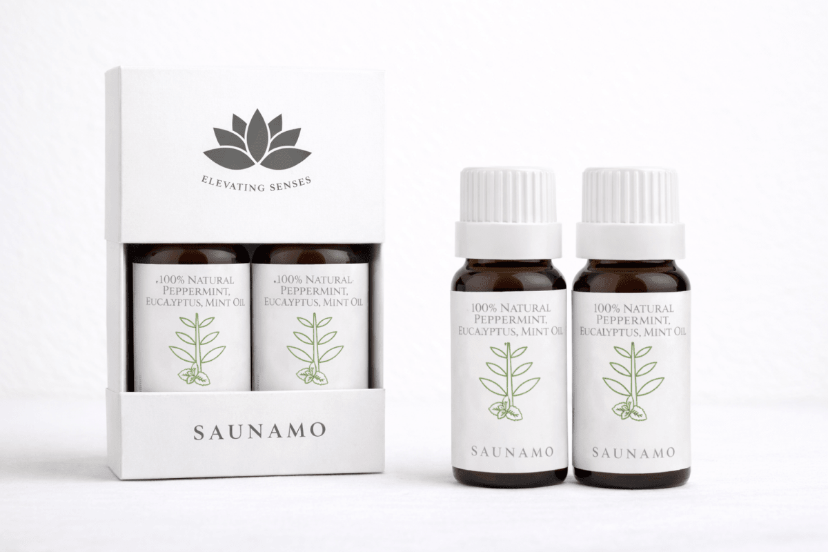 Natural Peppermint, Eucalyptus & Mint Oil 20ml - Saunamo