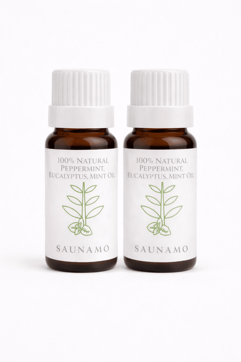 Natural Peppermint, Eucalyptus & Mint Oil 20ml - Saunamo