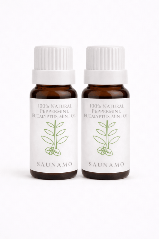 Natural Peppermint, Eucalyptus & Mint Oil 20ml - Saunamo