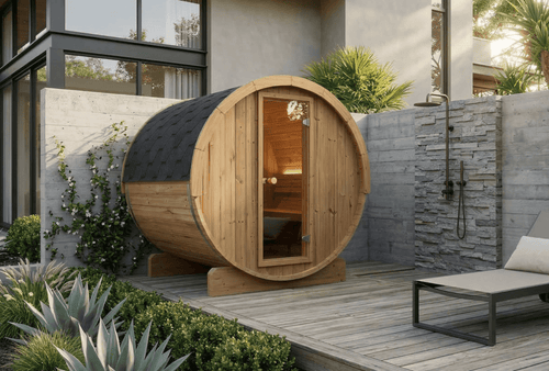 Outdoor Sauna Barrel 220 - Saunamo