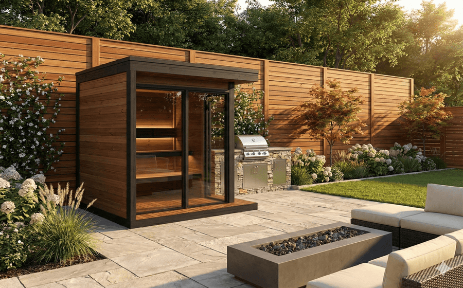 Outdoor Sauna Hiki L - Saunamo