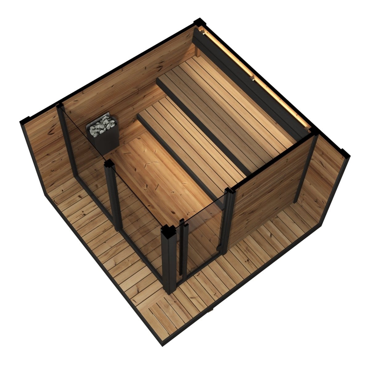 Outdoor Sauna Hiki L - Saunamo