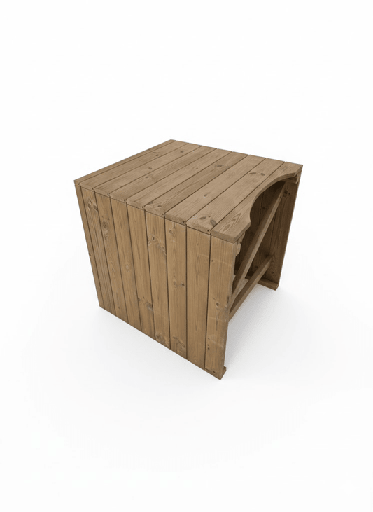 Wooden cover box for cooling unit XL - Saunamo